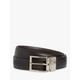 Simon Carter Leather Reversible Belt, Black/Brown