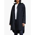 Ilse Jacobsen Hornbæk 3/4 Length Detachable Hood Raincoat, Dark Indigo