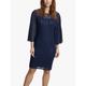 Gina Bacconi Rosetta Lace Shift Dress, Navy