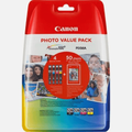 Canon CLI-526 4 Ink Cartridge & Photo Paper Value Pack - 4540B017 (Original)