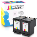 Compatible HP 338 Black Ink Cartridge Twin Pack (Cartridge People)