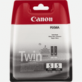 Canon PGI-5BK Black Ink Cartridge Twin Pack - 0628B025 (Original)