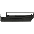 Epson C13S015614 Black Fabric Ribbon Twin Pack (Original)