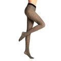 Falke Moulding Patterned Tights Colour: Dove, Size: M-L