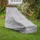 KETTLER RHS Steamer Sun Lounger Protective Cover, Grey