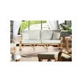 Desser Pretzel Rattan 3-Seater Sofa, Natural