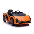 Ricco 12V Lamborghini Sian Licensed Battery Powered Kids Electric Ride On Toy Car