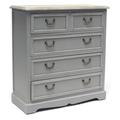 Charles Bentley Loxley Vintage Chest of Drawers - Grey