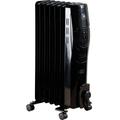 Fine Elements 1.5KW 7 Fin Oil Radiator - Black