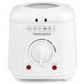 Progress EK2969P Compact Deep Fat Fryer with Removable Cooking Basket - White