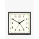 Jones Clocks Disc Square Analogue Alarm Clock