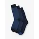 Charles Tyrwhitt Cotton Rich Socks, Pack of 3, Navy/Multi