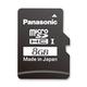 Panasonic Rp-Smkc08De1 Sd Card, Micro, 8Gb Class 10