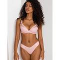 Pour Moi Luxe Linear V-Shaped Brazilian Brief - Light Pink, Light Pink, Size 14, Women