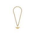 Gucci x adidas Gourmette Trefoil Pendant Necklace Yellow Gold-tone