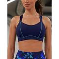 Pour Moi Energy Empower U/W Lightly Padded Convertible Sports Bra - Dark Blue, Dark Blue, Size 36B, Women