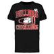 Smartprints Bulldogs Cheerleading Megaphone Tee Men's -Image by Shutterstock Black