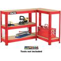 Clarke International Csr5150Rp Shelving Unit, Boltless, 150Kg, Red