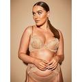 Ann Summers Bras Sexy Lace Planet Padded Plunge, Beige, Size 32Dd, Women