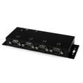 StarTech.com 4 Port USB to DB9 RS232 Serial Adaptor Hub Industrial DIN