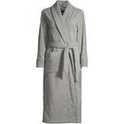 Towelling Bath Robe, Women, size: 14-16, petite, Grey, Cotton, by Lands' End