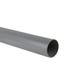 Plastic Waste Pipe Push Fit 3m Compression Pipe 40mm - Grey Polypropylene Brett Martin W9600G
