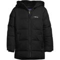 Fleece Lined ThermoPlume Parka, Kids, size: 10-12 yrs, regular, Black, Polyester, by Lands' End