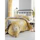 Catherine Lansfield Canterbury Floral Easy Care Duvet Cover Set - Ochre