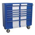 Sealey Sealey AP41206BWS Rollcab 6 Drawer Wide Retro Style (Blue and White)