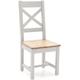 Vida Living Ferndale Grey Painted Cross Back Dining Chair (Sold in Pairs)