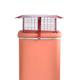 Brewer Cowls Square Birdguard with Strap Fix for Gas 230mm x 230mm - Terracotta Stainless Steel 33600