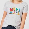 Disney Mickey Mouse Hey! Women's T-Shirt - Grey - 5XL