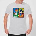 Disney Mickey And Donald Clothes Swap Men's T-Shirt - Grey - S