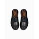 Black Leather Lace Up Kids School Shoes