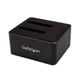 Dual-Bay USB 3.0 to SATA Hard Drive Docking Station, USB Hard Drive Dock, External 2.5/3.5" SATA I/II/III SSD/HDD Docking Station, Hot-Swap Hard Drive Bays, Top-Loading