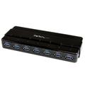 StarTech.com 7 Port SuperSpeed USB 3.0 Hub - Desktop USB Hub with Adapter