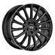 MSW 30 Alloy Wheels In Gloss Black Diamond Lip Set Of 4 - 20x8.5 Inch ET45 5x112 PCD Gloss Black Diamond Lip, Black