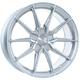 Bola B16 Alloy Wheels In Crystal Silver Set Of 4 - 19X9.5 Inch ET35 5X112 PCD 76mm Centre Bore Crystal Silver, Silver