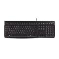Logitech K120 Black. Keyboard form factor: Full-size (100%). Keyboard style: Straight. Device interface: USB. Cable length: 1.5 m. Recommended usage: Office. Product colour: Black