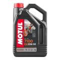 Motul 7100 Fully Synthetic Motorcycle Engine Oil - 4 Ltr 20W50
