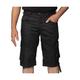 Enzo Mens Cargo Combat Denim Shorts - Black Cotton - Size 40 (Waist)