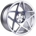 3SDM 0.08 Alloy Wheels in Silver/Cut Set of 4 - 20x9 Inch ET25 5x112 PCD 73.1mm Centre Bore Silver/Cut, Silver