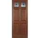 Mendes External Hardwood Colonial Top Light Lead Triple Glazed Front Door - 762mm x 1981mm DPFELUU26ECTL1