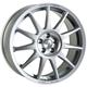 Speedline Corse 2120 Turini Alloy Wheels in Silver Set of 4 - 17x7 Inch ET28 4x108 PCD 65.1mm Centre Bore Silver, Silver