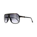 Carrera Aviator Mens Black Gold Dark Grey Gradient 1047/S - One Size