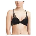 Chantelle Womens Alto Plunge T-Shirt Bra - Black Nylon - Size 36D UK BACK/CUP