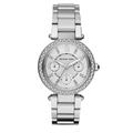 Michael Kors Womens Ladies' Mini Parker Watch MK5615 - Silver Metal - One Size