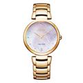 Citizen WoMens Rose Gold Watch EM0853-81Y Stainless Steel - One Size