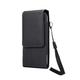 DFV mobile Leather Holster Case Belt Clip Rotary 360 with Card Holder and Magnetic Closure for Senseit T100 Black