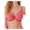 Gossard Womens Glossies High Apex Light Padded Bra - Pink Polyamide - Size 38C